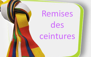 Remise des ceintures