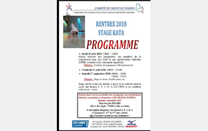 Stage Kata de pré-rentrée